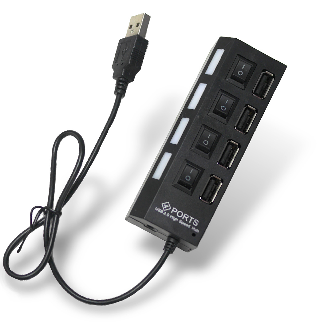 日本TSK 4 連接埠 USB 2.0 集線器  P1419