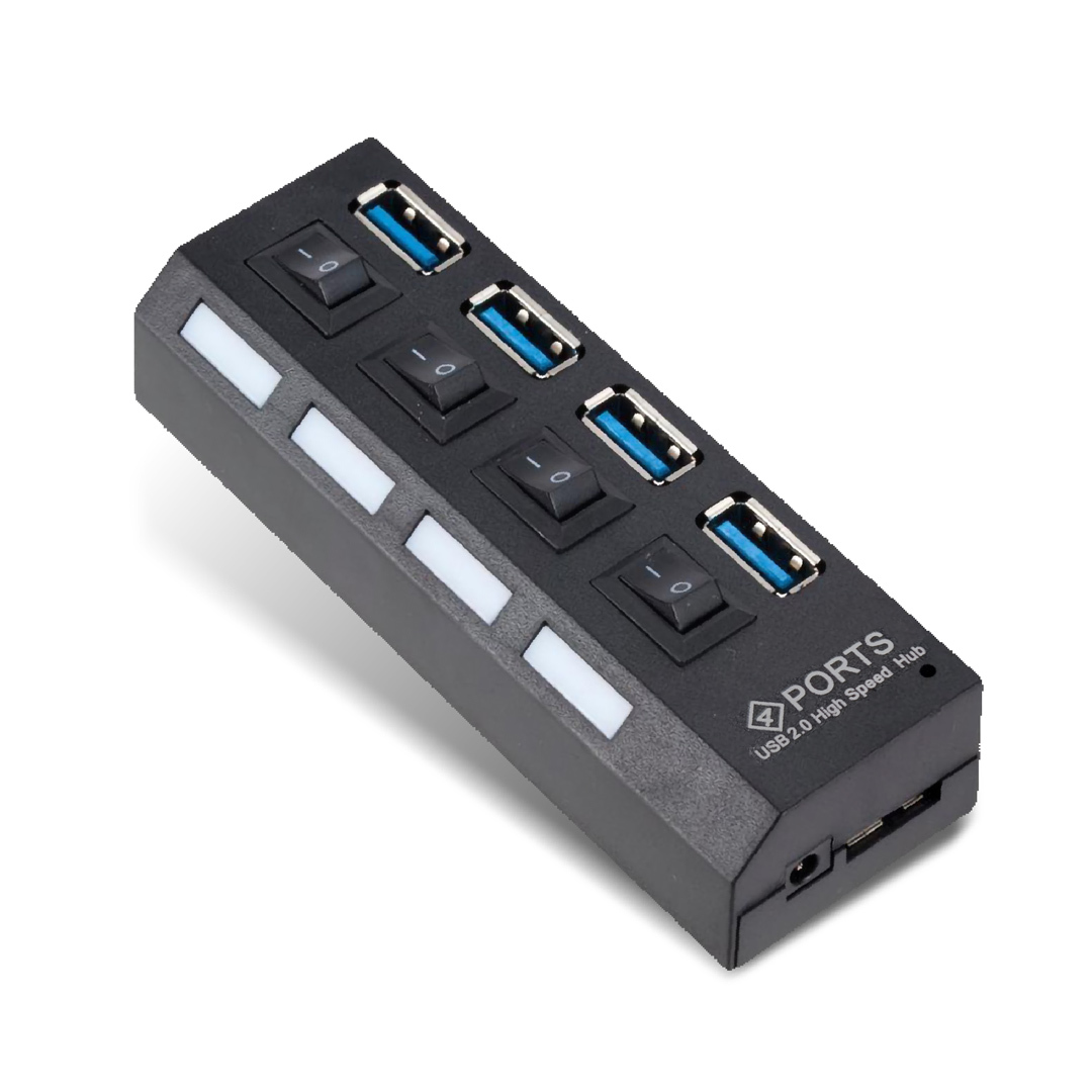 日本TSK 4 連接埠 USB 2.0 集線器  P1419