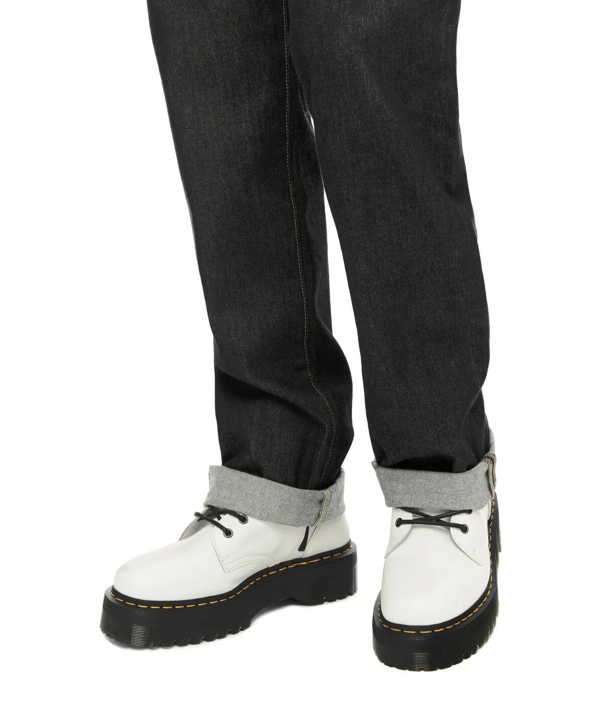 【代購】Dr.Martens 高筒 靴子 拉鍊 皮鞋 馬丁鞋 白色 厚底 不分男女 15265100