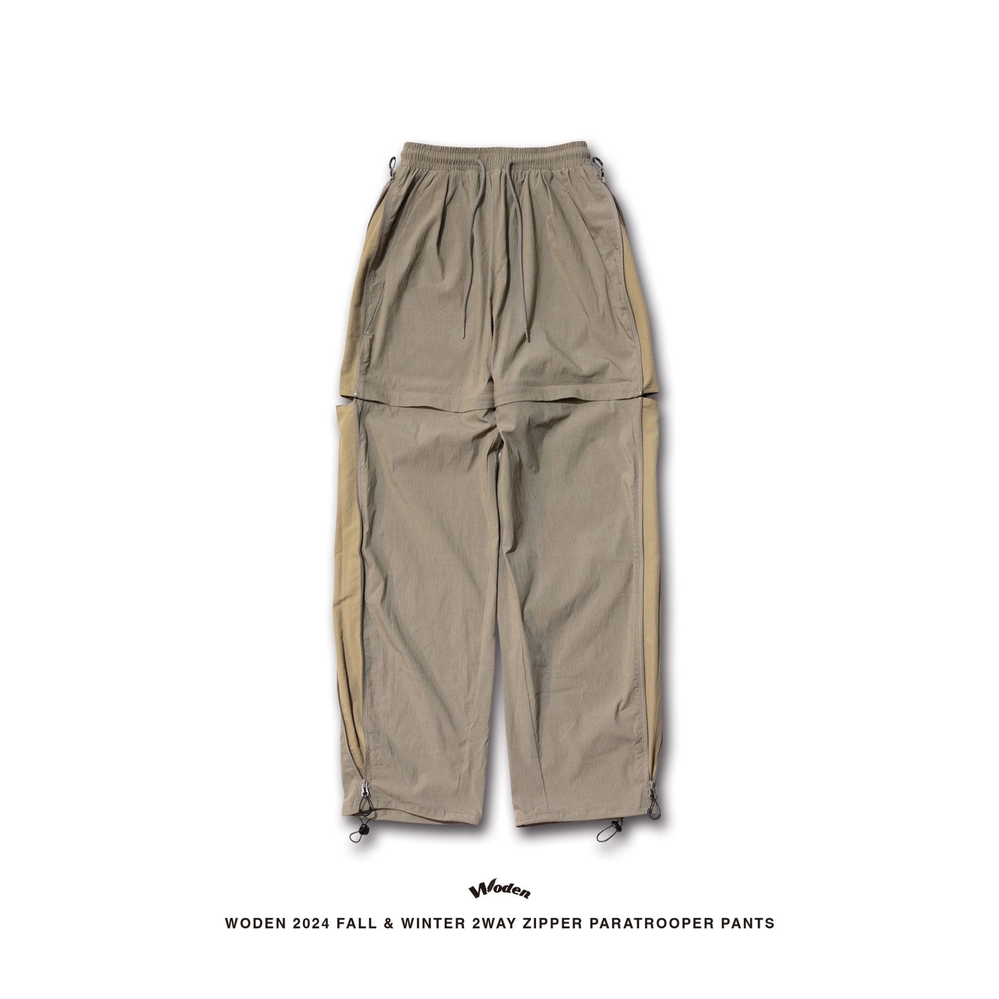 WODEN 2024 Fall & Winter 018 2Way Zipper Paratrooper Pants