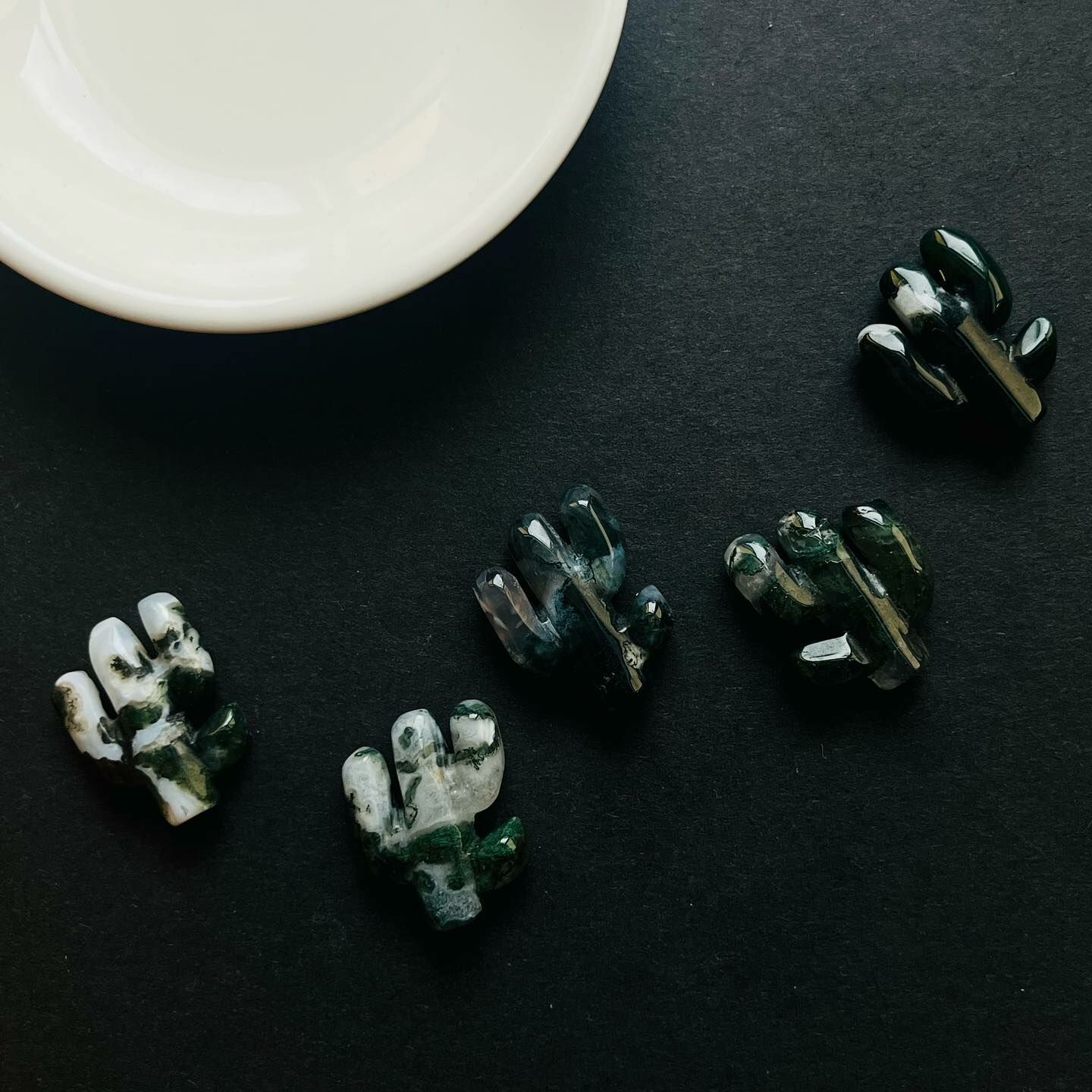 [原石] 水草瑪瑙 仙人掌