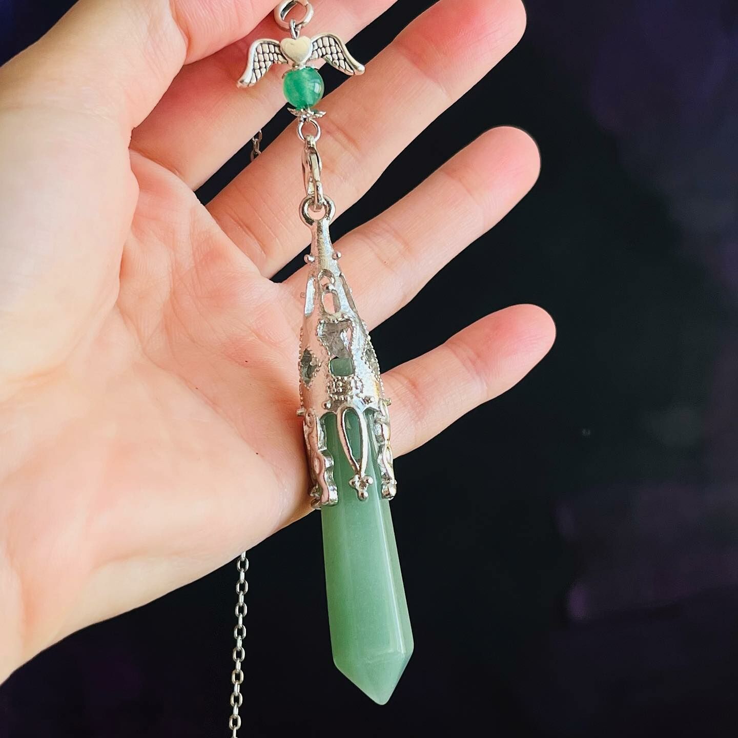 [原石] 東菱玉 水晶靈擺