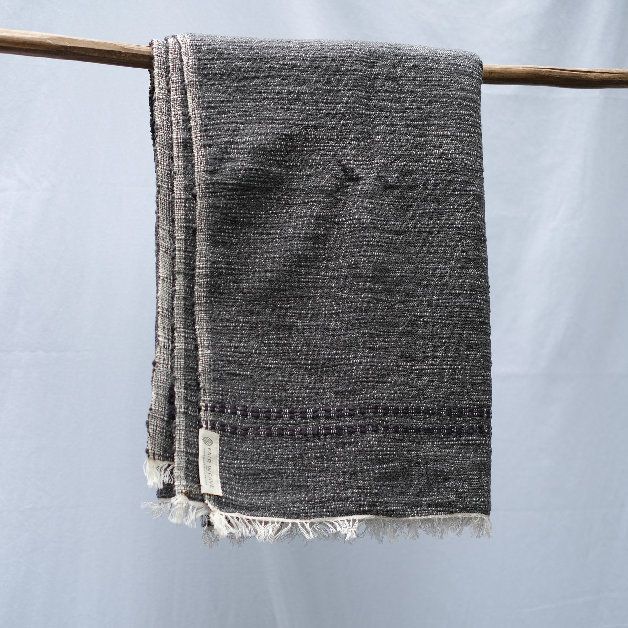 天然染手織布｜蓋毯 - 薄暮｜ 柬埔寨