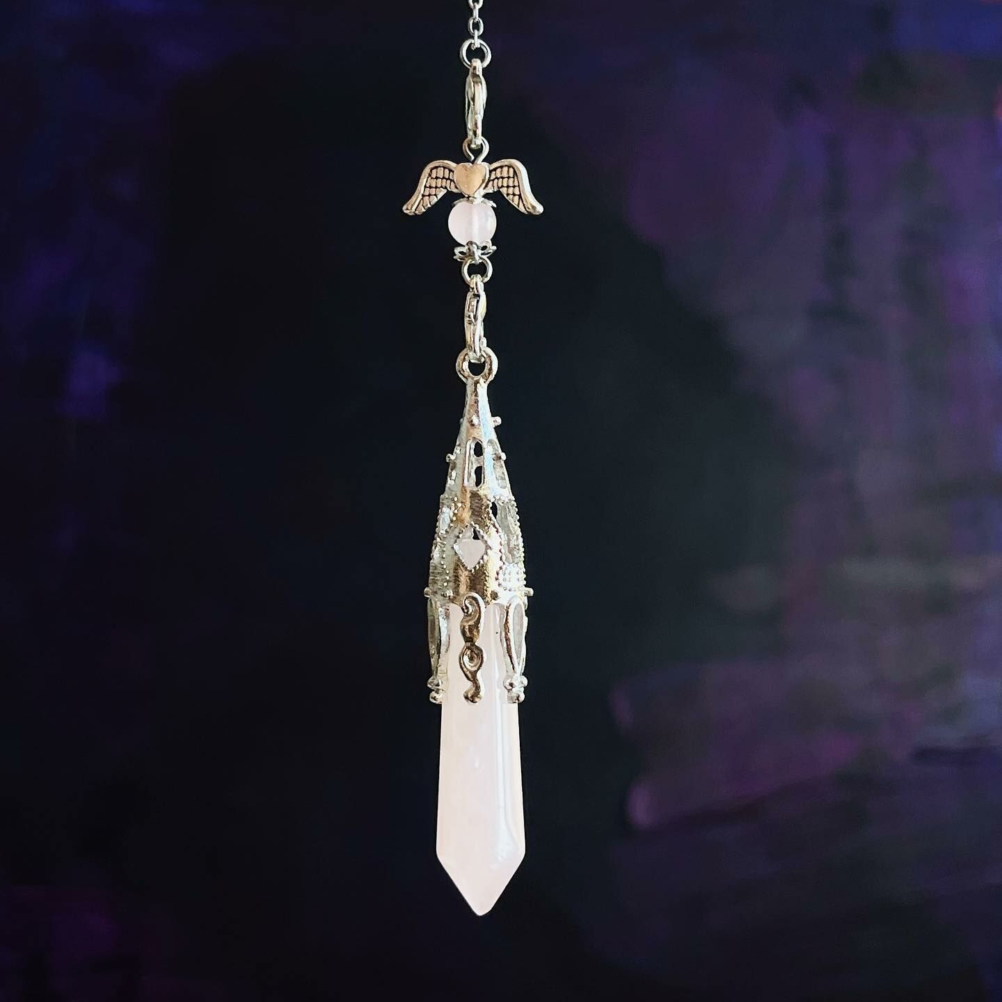 [原石] 粉晶 水晶靈擺