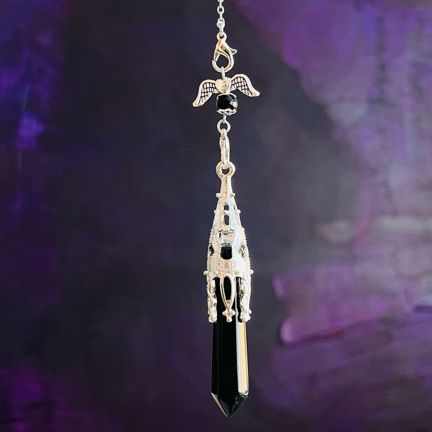 [原石] 黑曜石 水晶靈擺