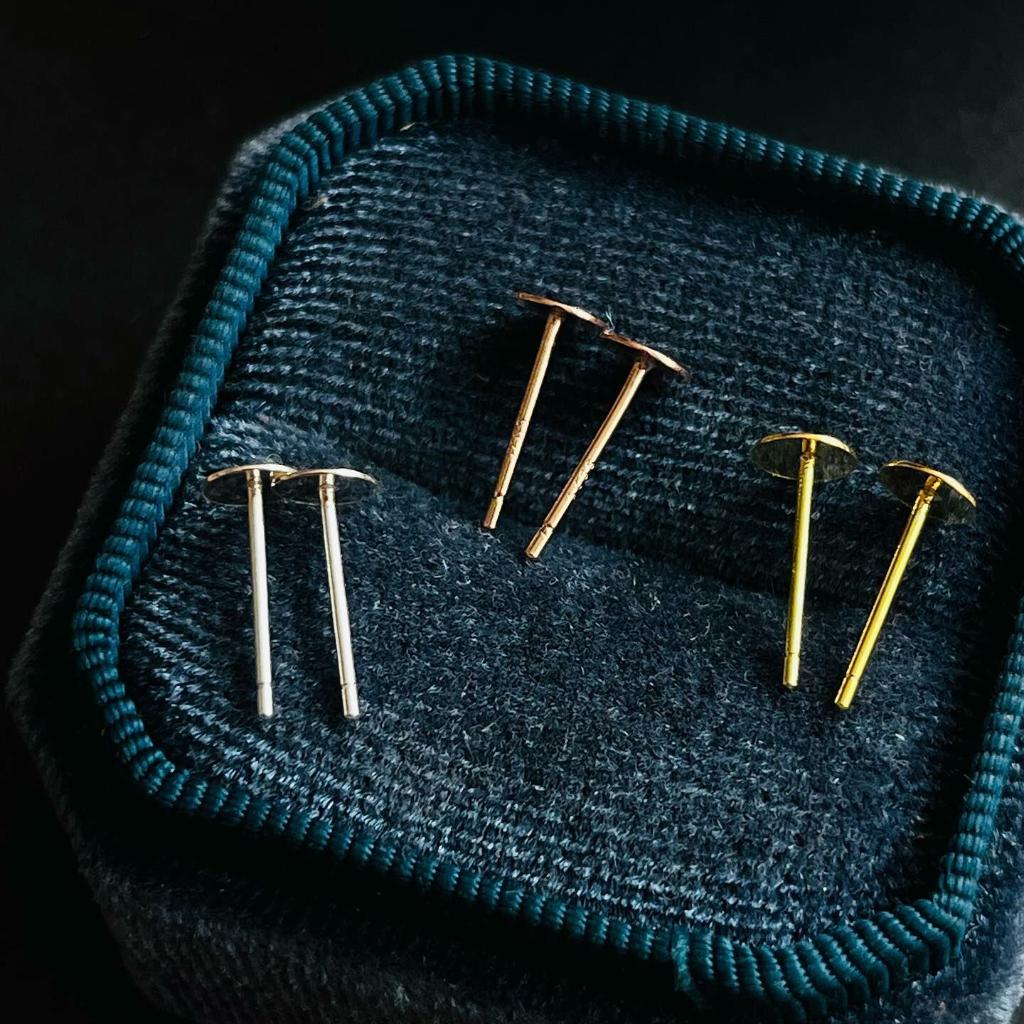 [原石] 水晶DIY耳環配件 平面款 925銀 5mm 4mm 3mm