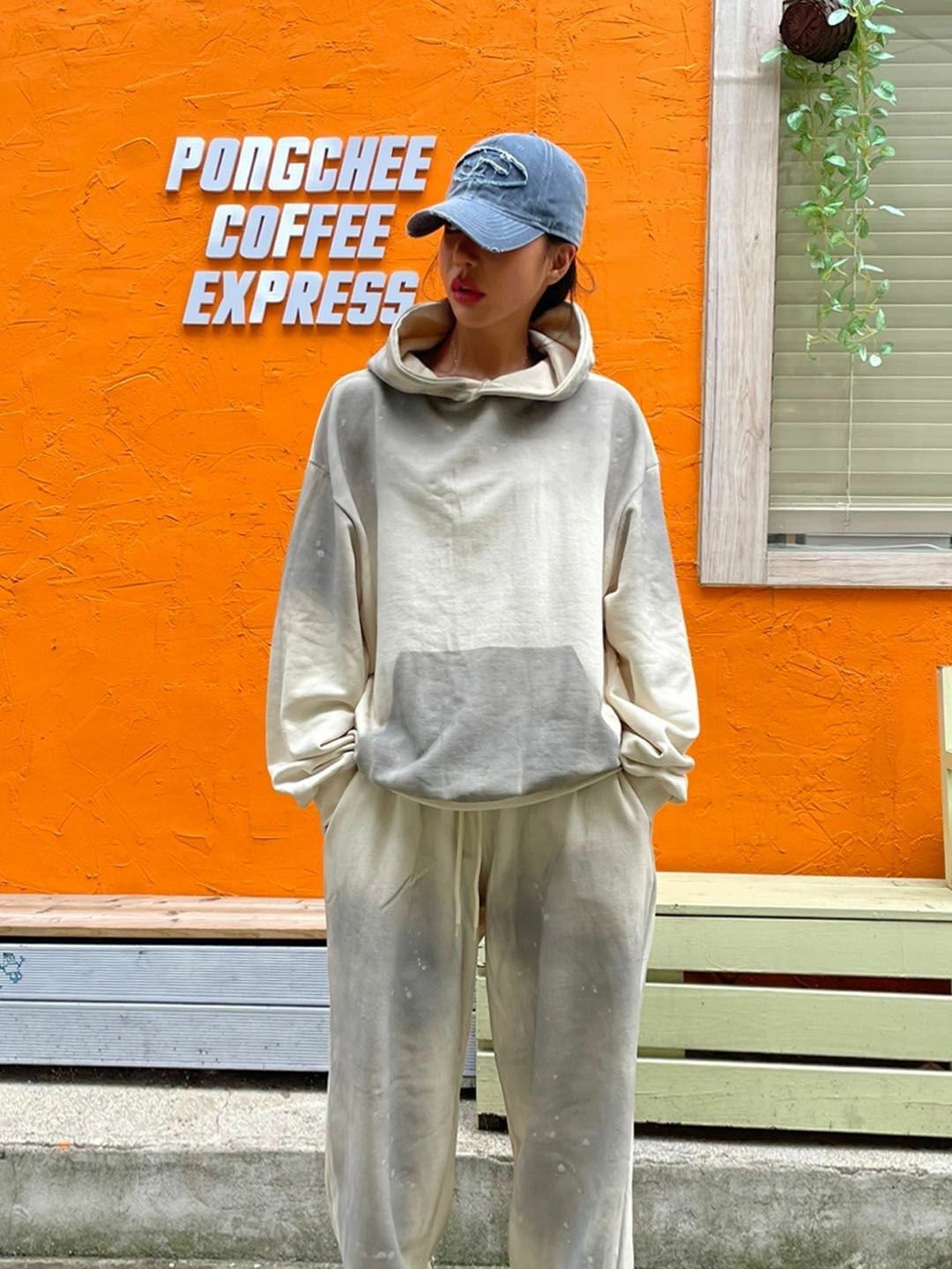 仿污連帽衛衣 3.14-060T