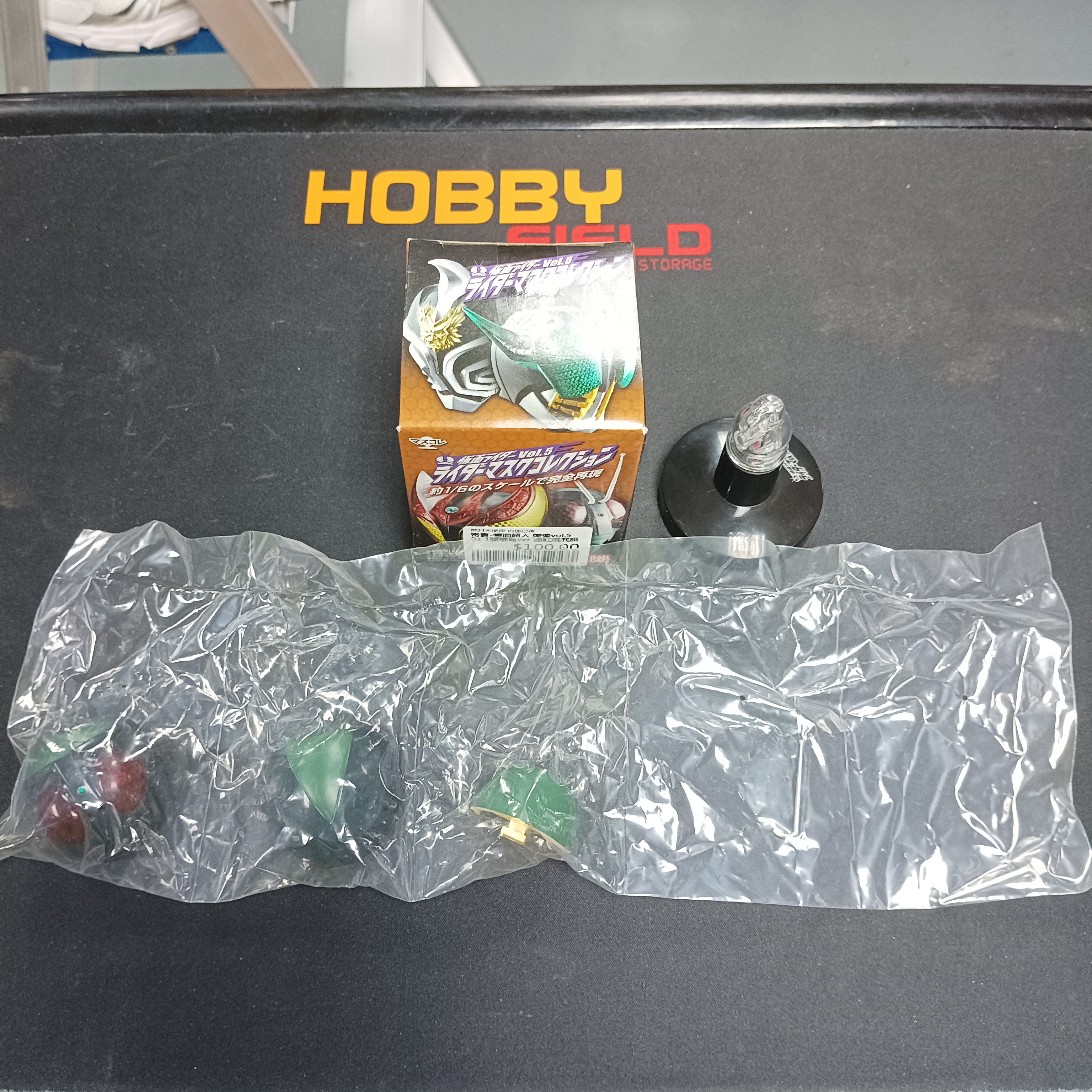 寄賣-幪面超人 頭像vol.5 01 1號櫻島ver 連紅燈底座