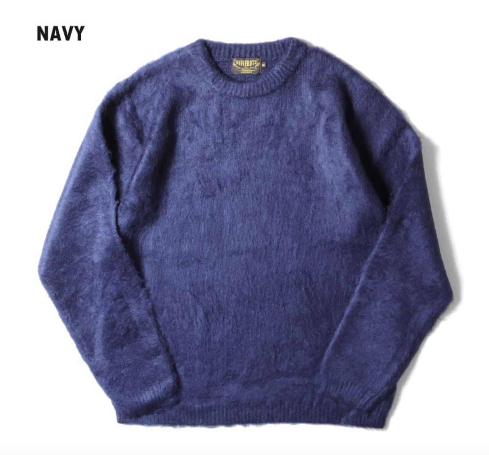 HOUSTON MOHAIR TOUCH SWEATER / Navy
