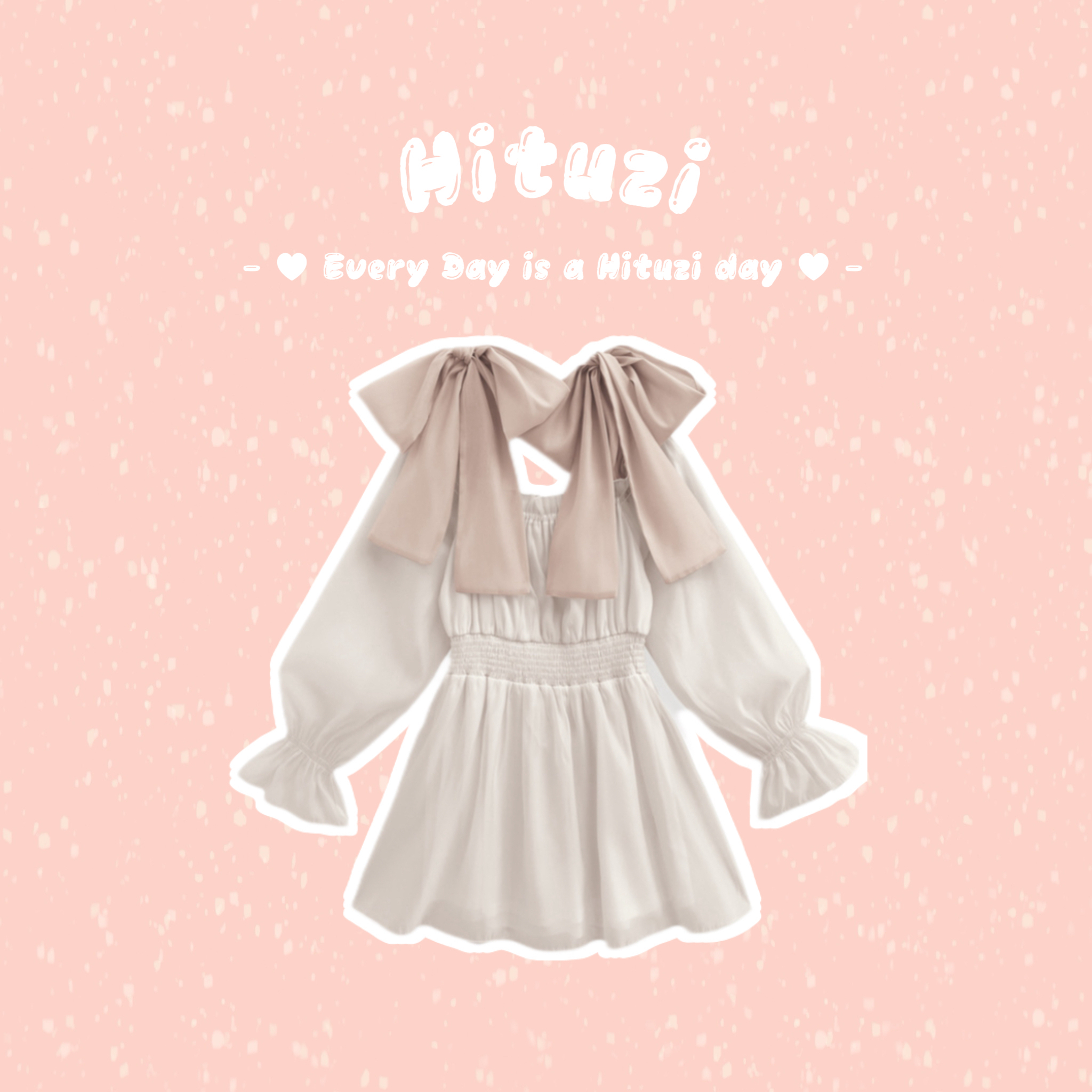 蝴蝶結歐根紗洋裝