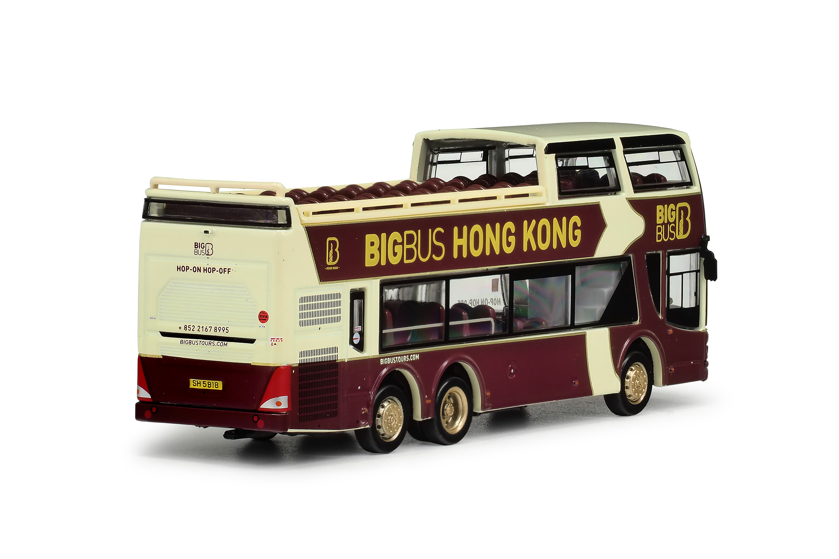 BB120302 1:120 大巴士安凱半開篷觀光遊