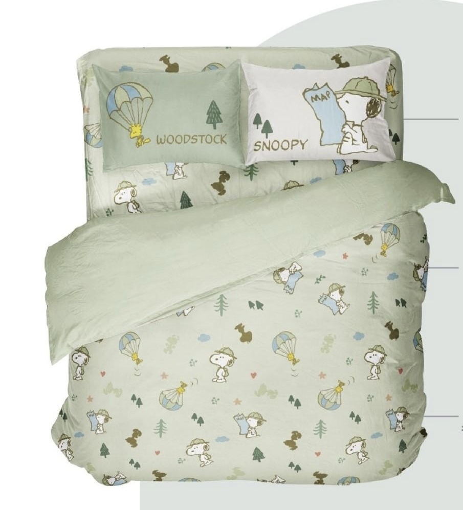 SNOOPY床包兩用被組 | 無異纖精梳美國棉 | SN129 歷險記