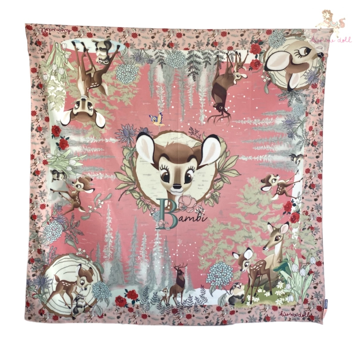 KISS ME DOLL - 真絲絲巾 ( BAMBI )
