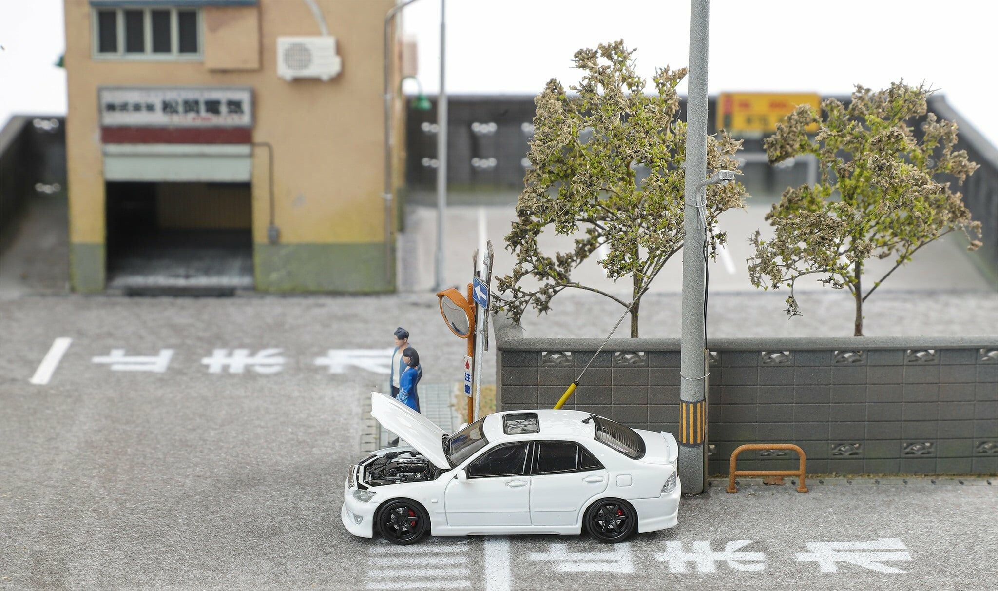 1/64 Model 1 x Focal Horizon Toyota Altezza RS200 SXE10 Super White II (C33623 )