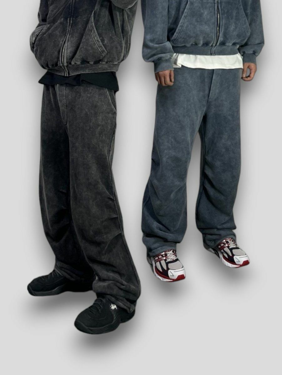 洗水淨色棉質運動褲(薄抓毛底) DOVER-013P