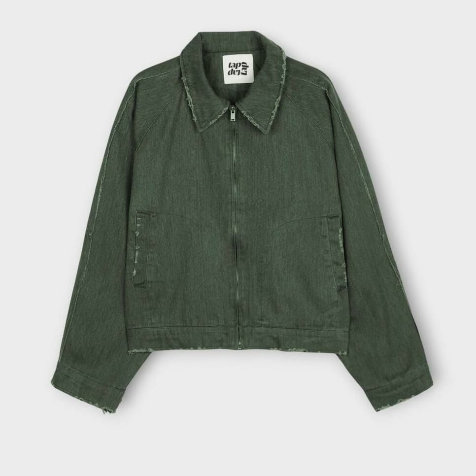 淨色反領拉鍊外套 taptaptap-063JK