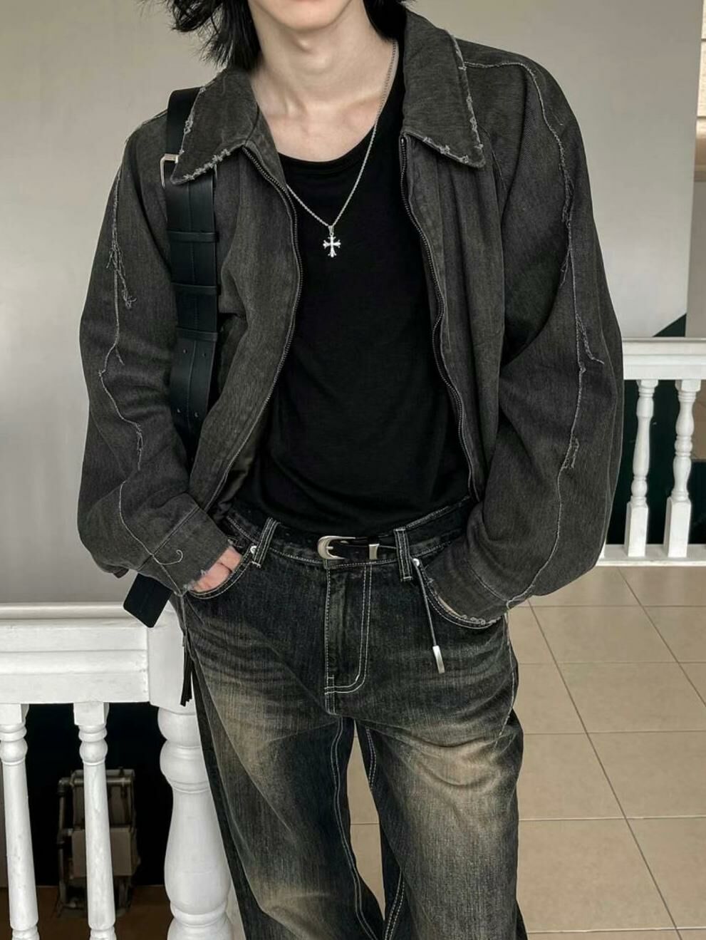 淨色反領拉鍊外套 taptaptap-063JK