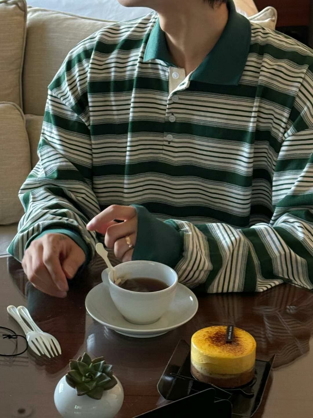 橫間長袖PoloTee taptaptap-064T