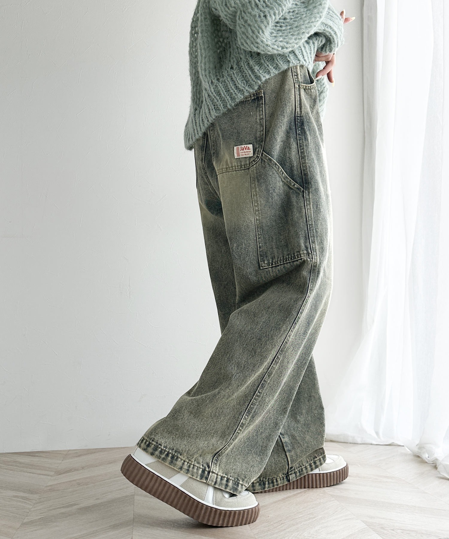 🇯🇵 日系品牌 JAVA 牛仔褲 寬褲 長褲 工裝褲 直筒 縮口 / 現+預