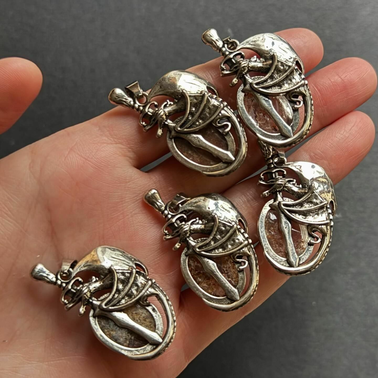 [原石] 幽靈水晶 項鍊吊墜