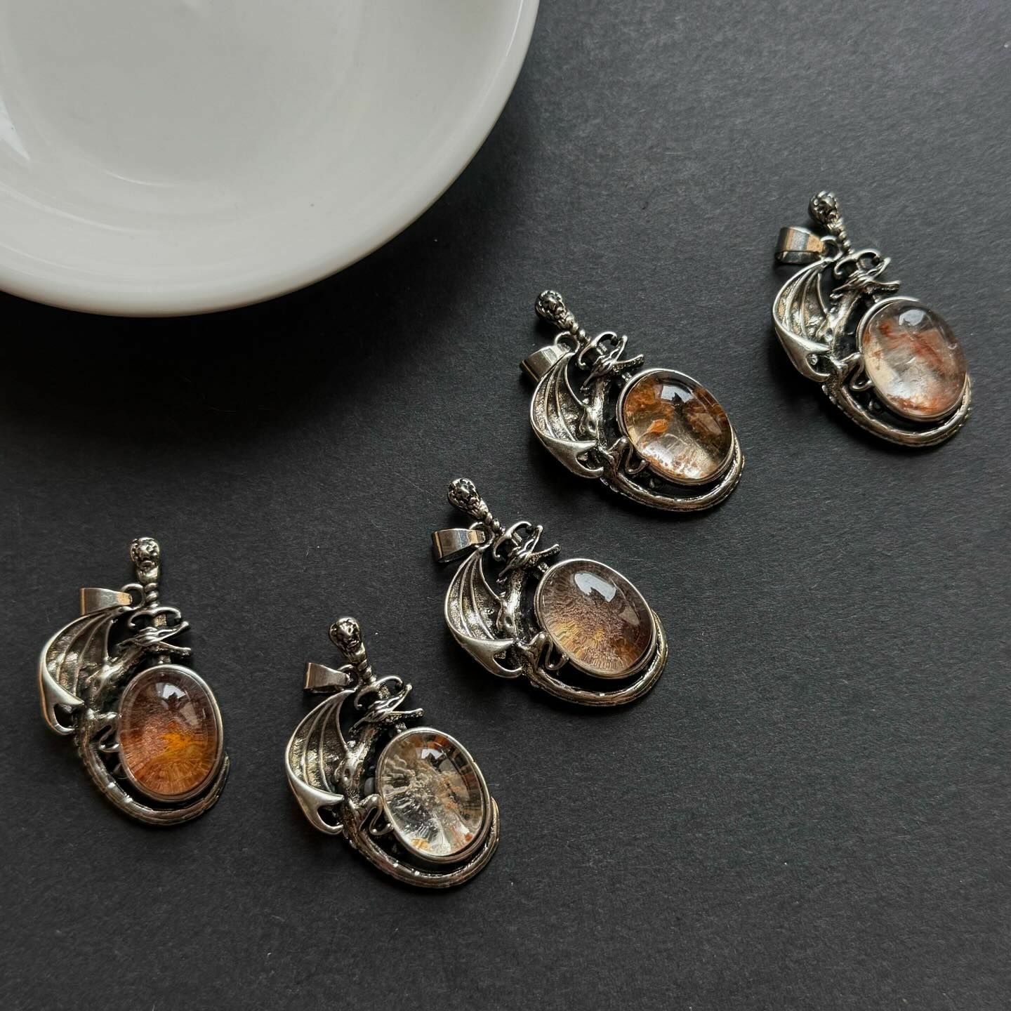 [原石] 幽靈水晶 項鍊吊墜