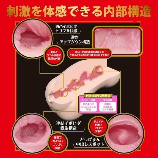 EXE,日本 EXE,EXE 自慰套,男用自慰套,男用飛機杯,飛機杯,女優名器,女優自慰套,女優飛機杯,真人倒模,女優倒模,新有菜,新ありな