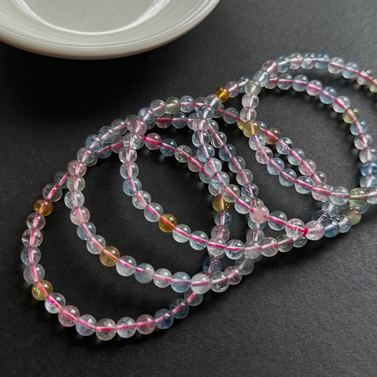 [原石] 透體摩根石 水晶手串