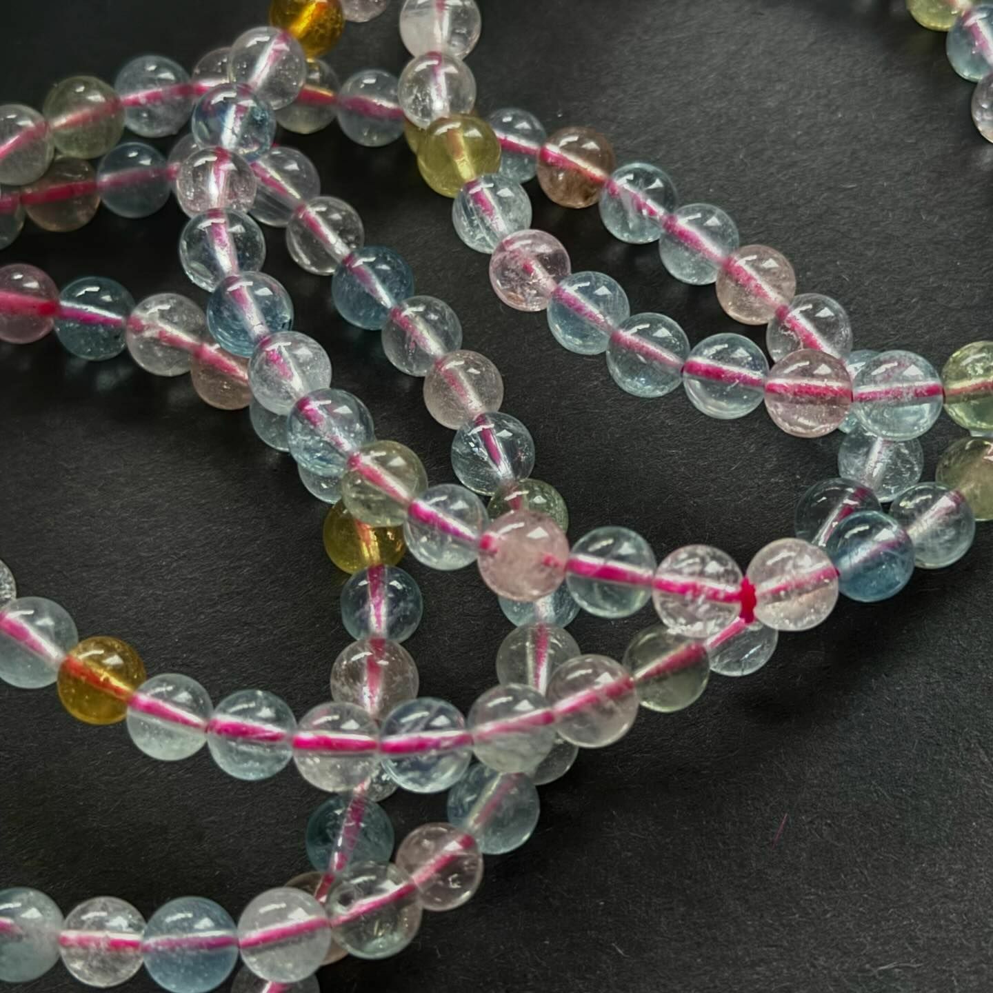 [原石] 透體摩根石 水晶手串