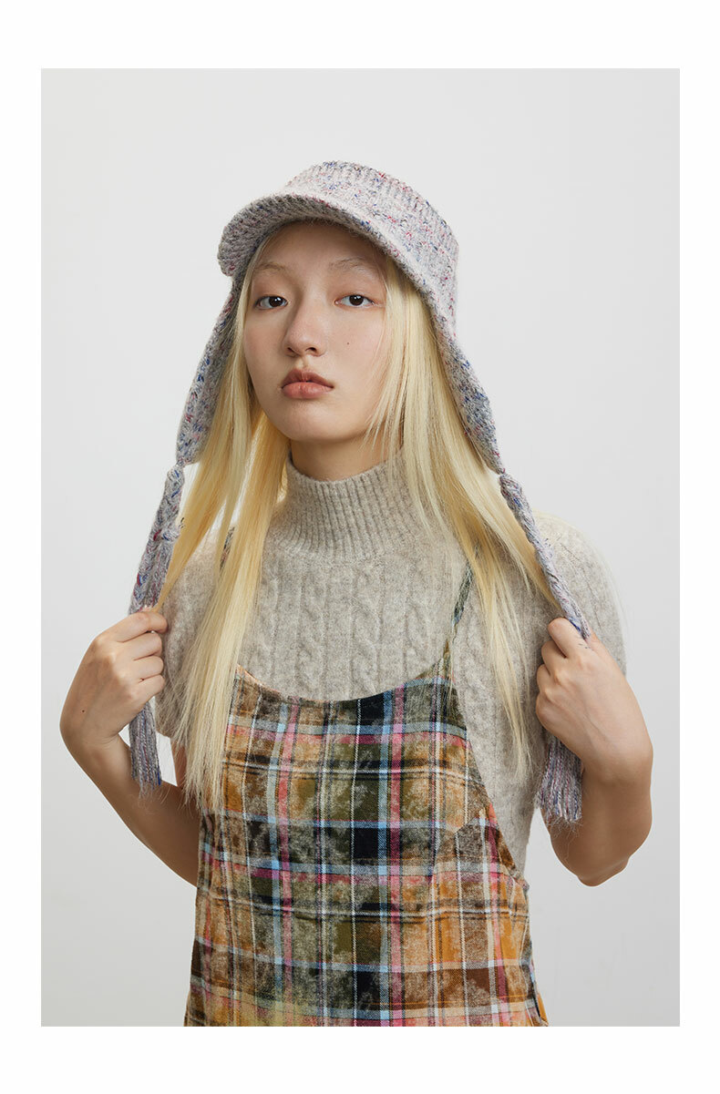 CONP 染色針織飛行帽