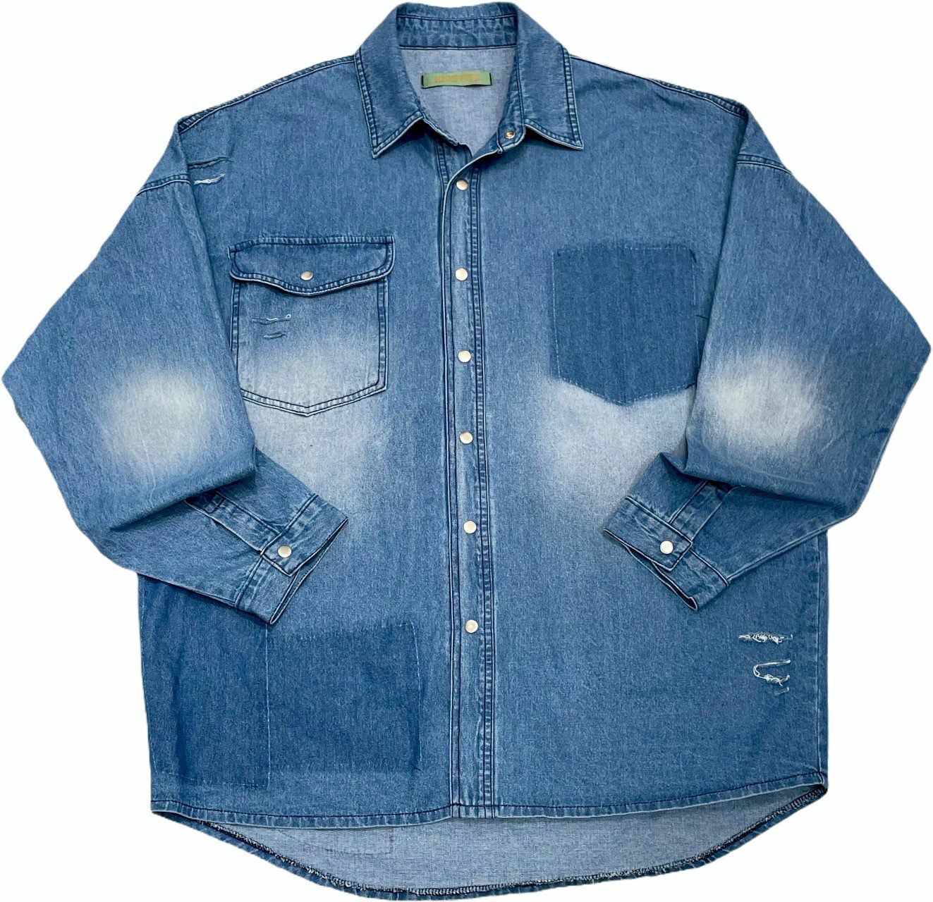 洗水長袖牛仔恤衫 HIGH FIVE-103S