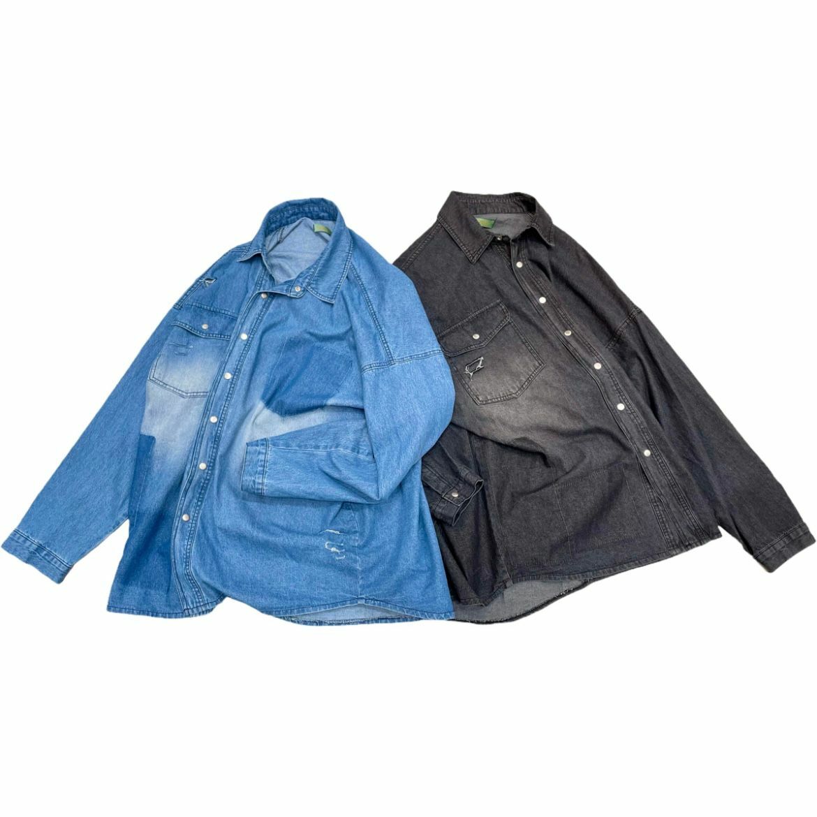 洗水長袖牛仔恤衫 HIGH FIVE-103S