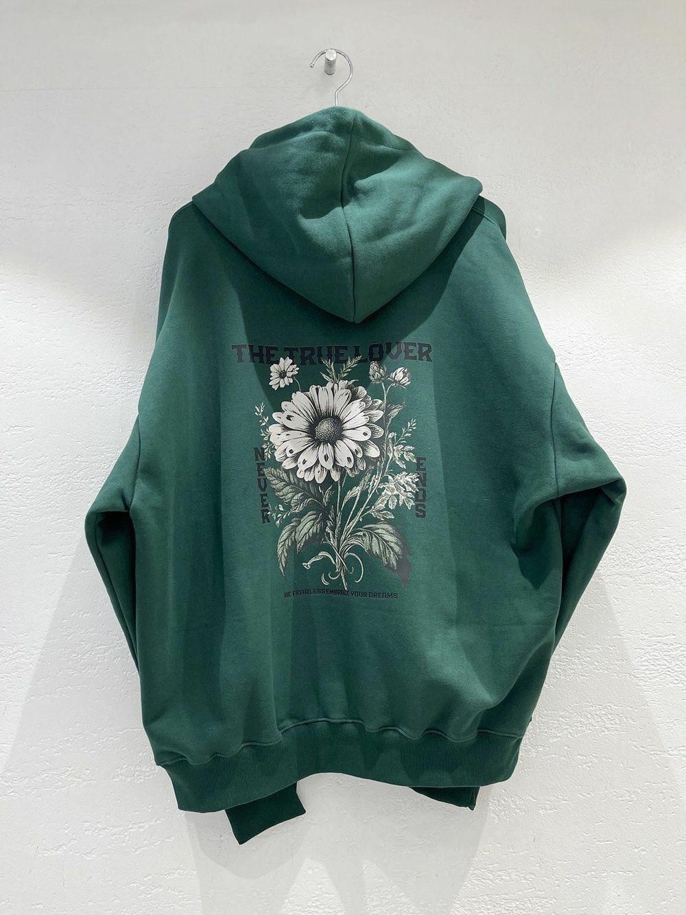 花花圖案英文字連帽衛衣 10.GVTY-0163T