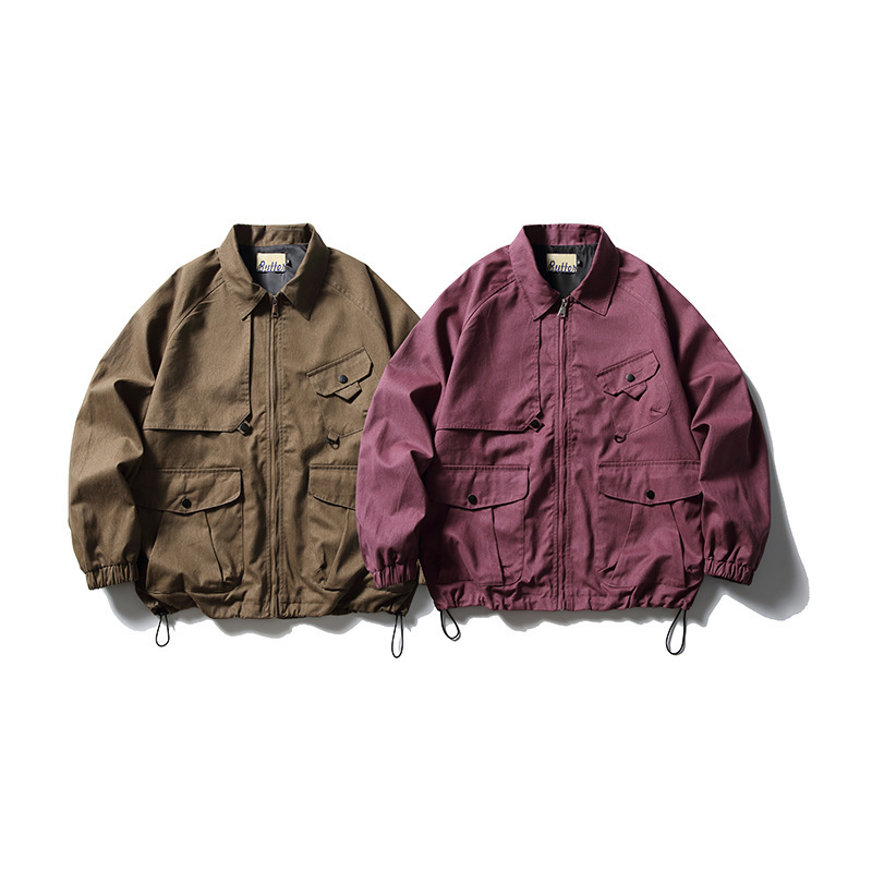 復古水洗工裝防風外套