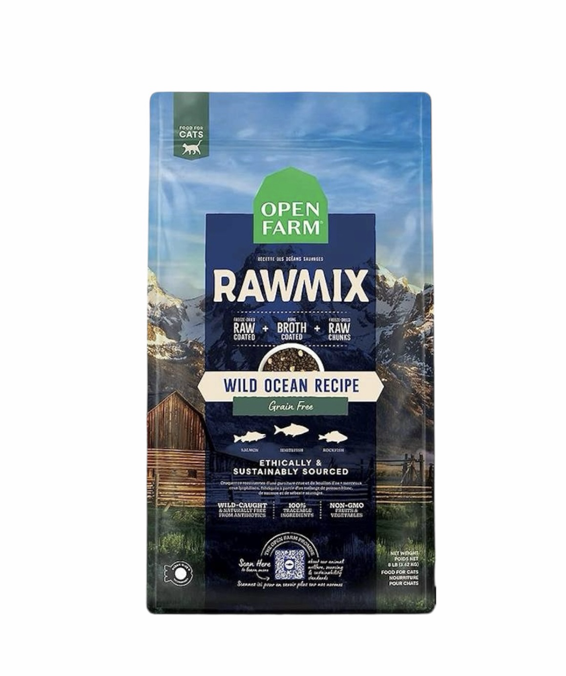 OPEN FARM RawMix 原始穀物 海洋風味貓糧 2.5lb