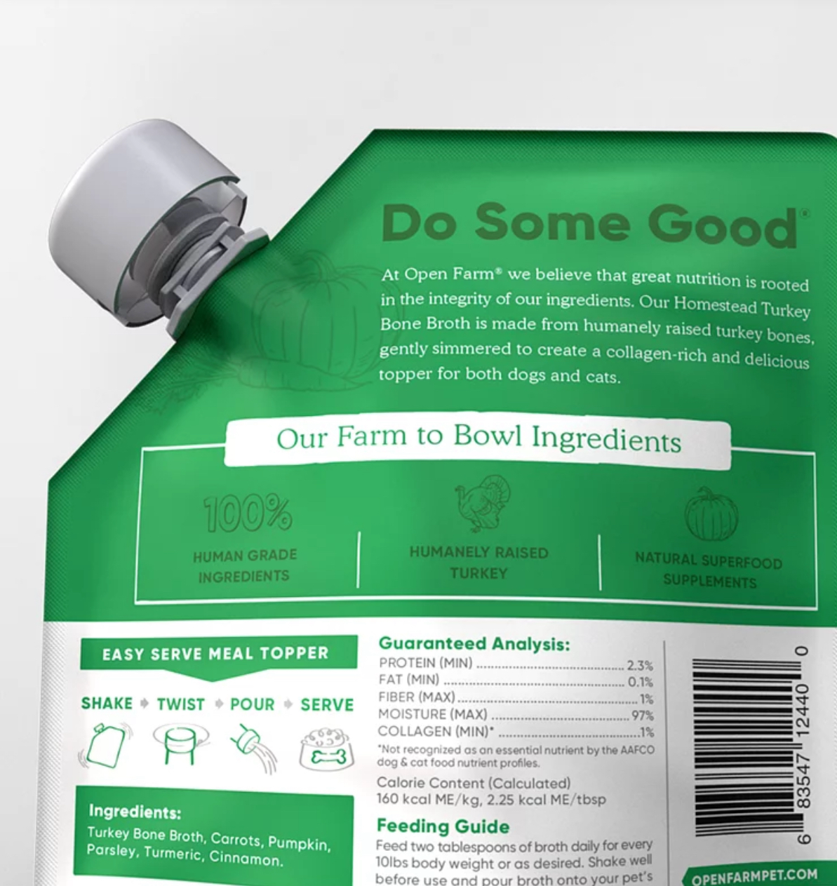 OPEN FARM 火雞鮮熬骨湯12fl oz