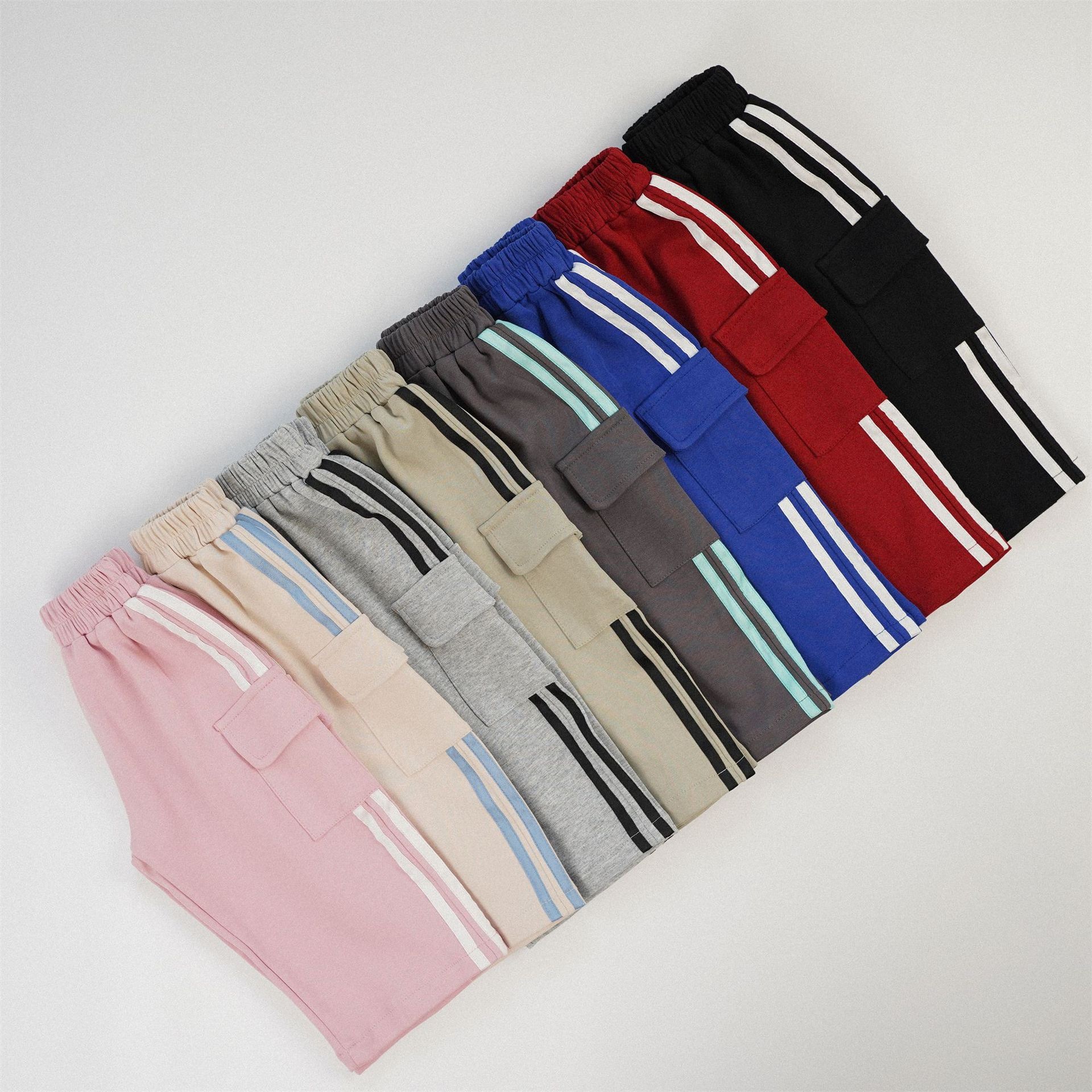 純棉工裝運動褲