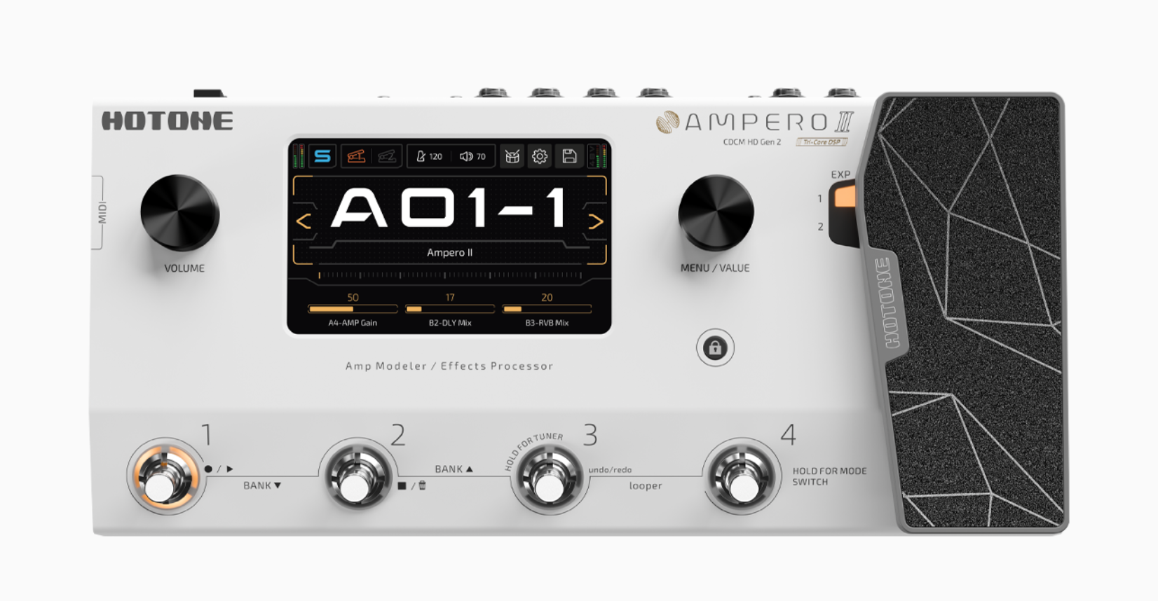 Hotone Hotone Ampero II 綜合效果器 — 三峽效果器｜YA! 玩音樂