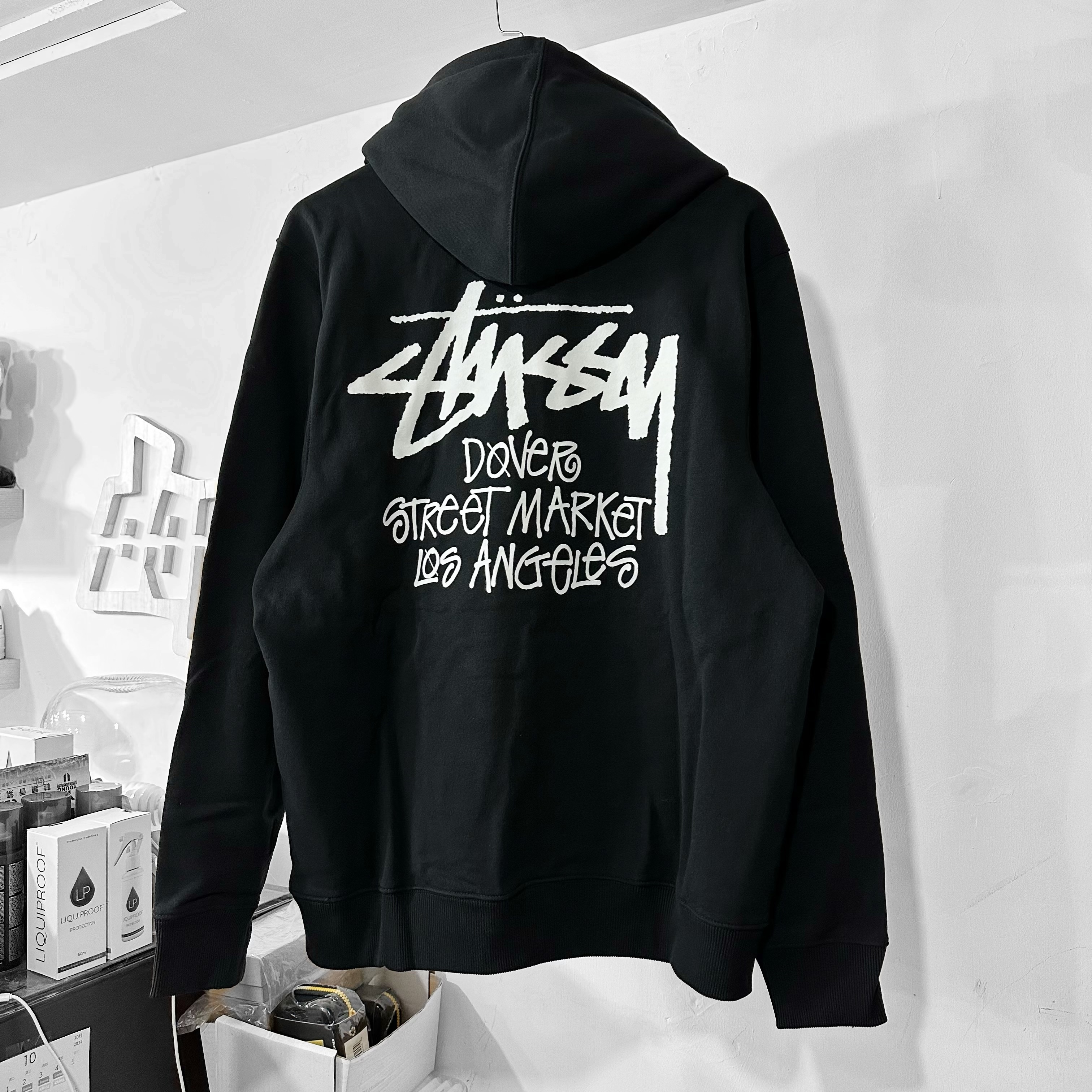 STÜSSY DSM  Los Angeles Hoodie (Black) 洛杉磯限定