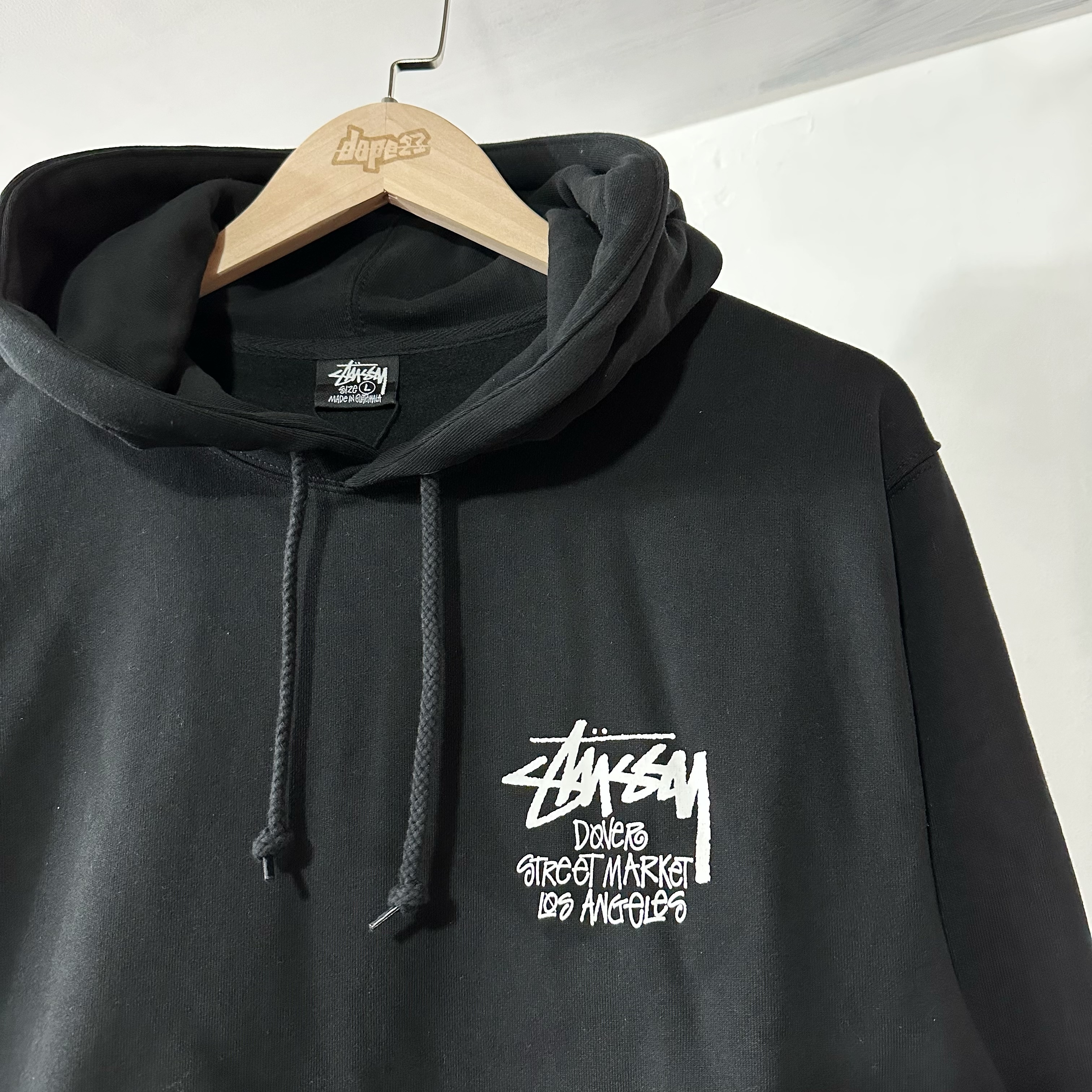 STÜSSY DSM  Los Angeles Hoodie (Black) 洛杉磯限定