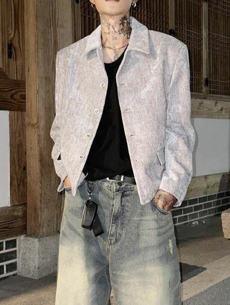 淨色西裝褸 Crunky_youth-072JK