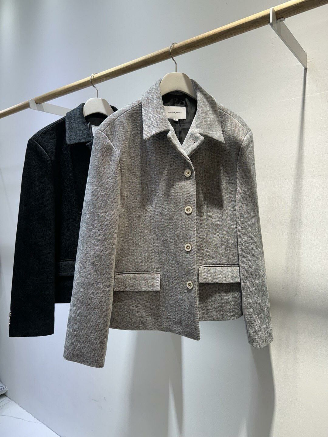 淨色西裝褸 Crunky_youth-072JK