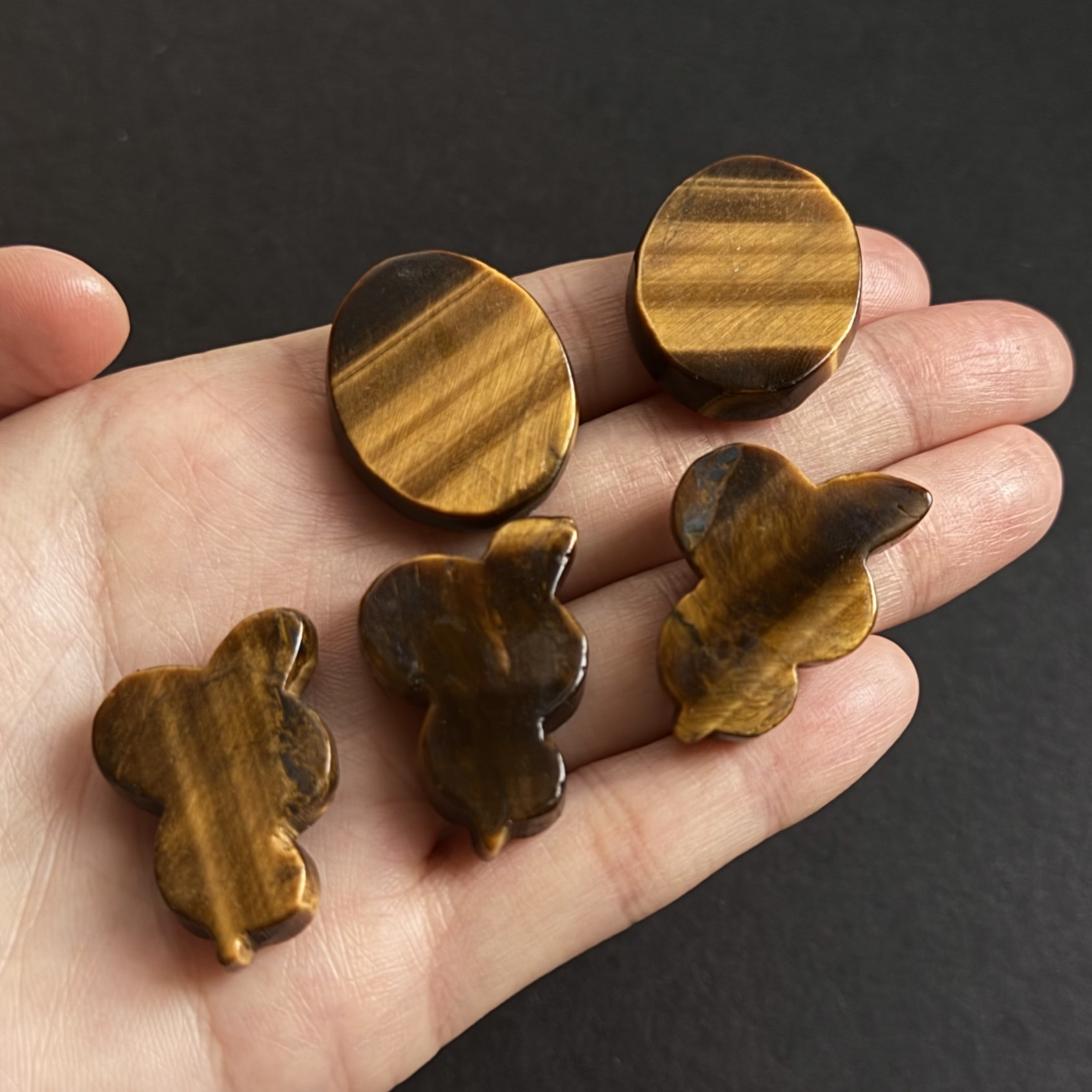 [原石] 黃虎眼石 水晶雕刻件