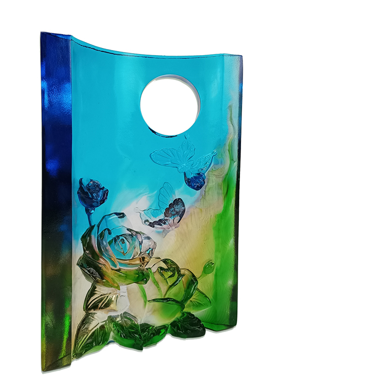 鹿港窯|花好月圓 琉璃擺飾:幸福與圓滿的象徵