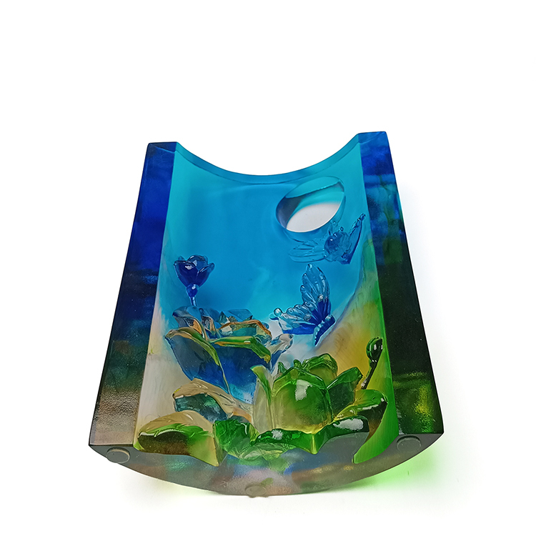 鹿港窯|花好月圓 琉璃擺飾:幸福與圓滿的象徵