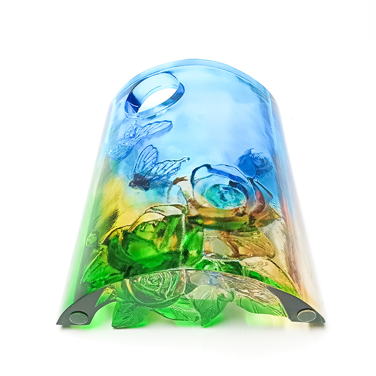 鹿港窯|花好月圓 琉璃擺飾:幸福與圓滿的象徵