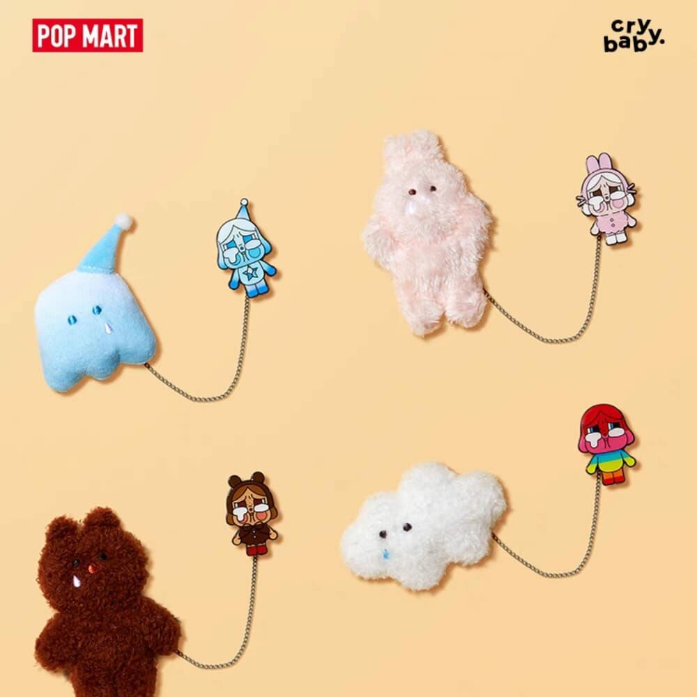 POP MART CRYBABY毛絨勳章盲盒 (C10 PO984)