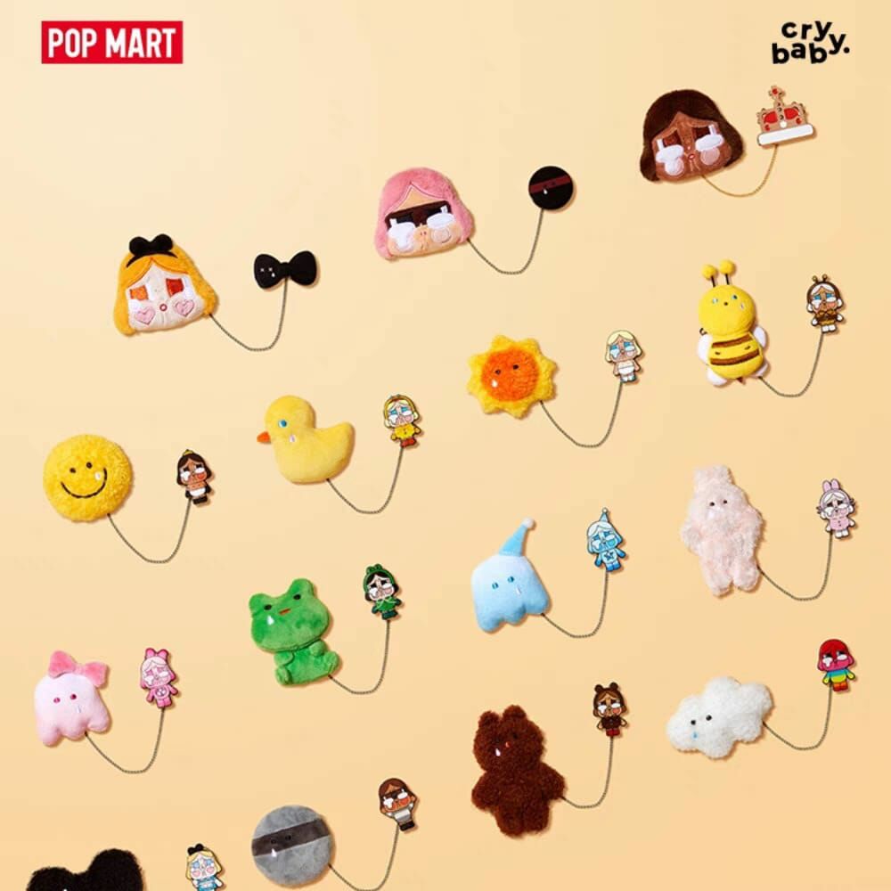 POP MART CRYBABY毛絨勳章盲盒 (C10 PO984)
