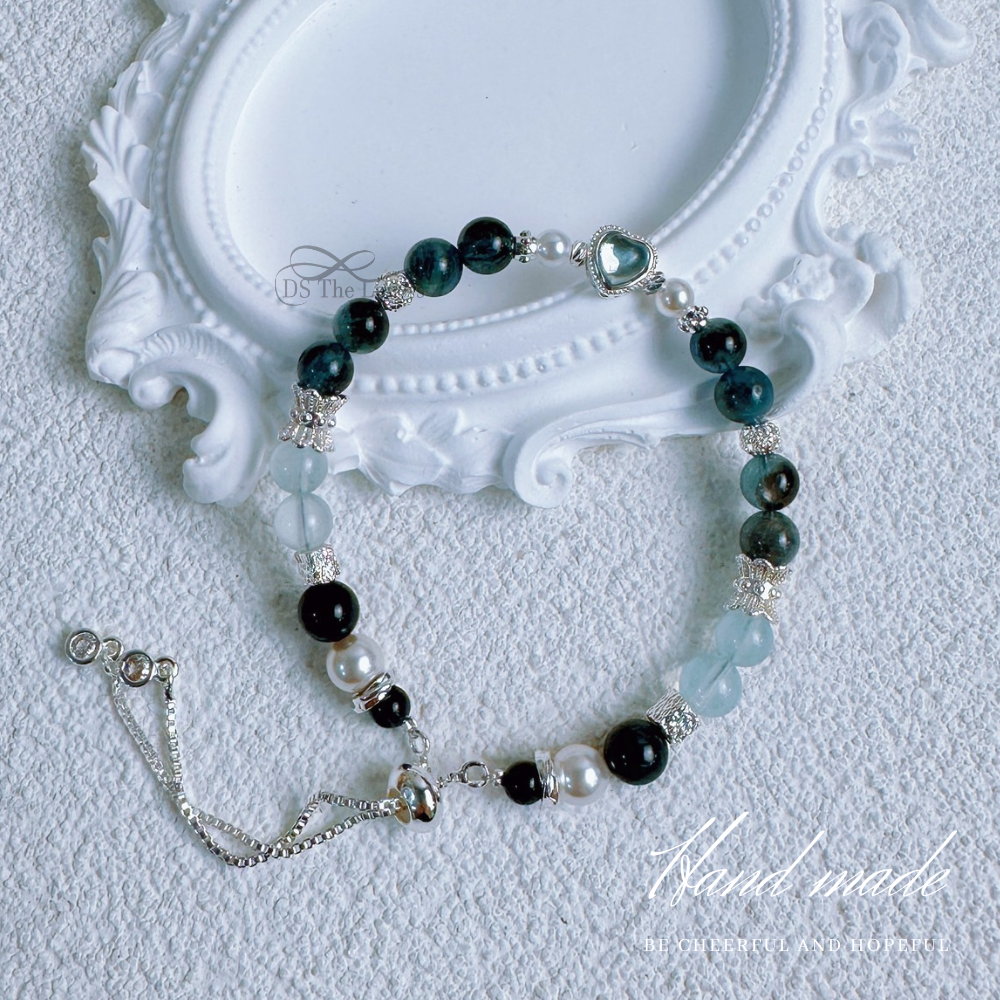 DS The Lovers 設計款 『藍韻心海』 ‧ 幸運能量水晶手鍊