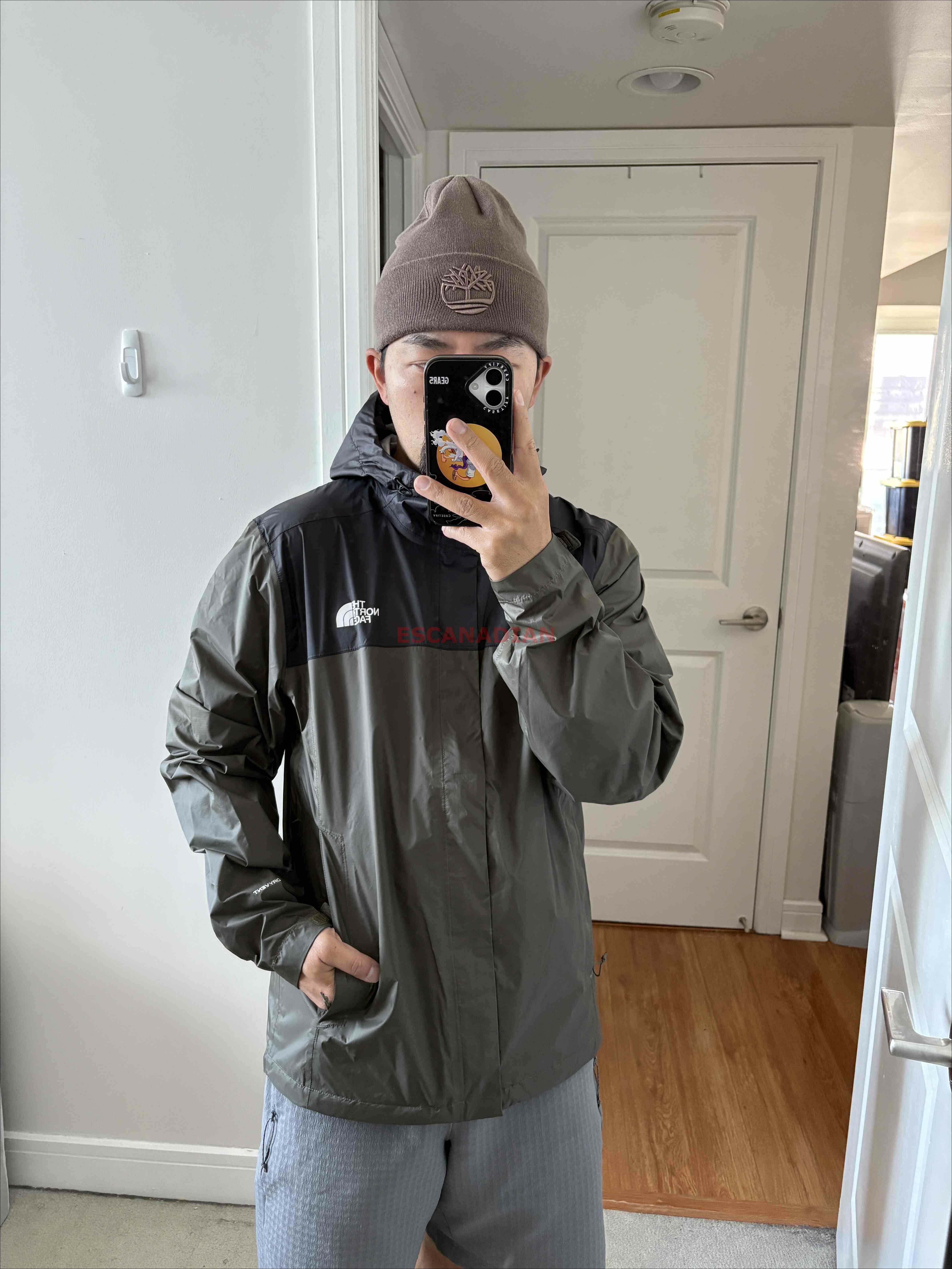 THE NORTH FACE 男大人 Dryvent面料 多功能 高係數防水 防風 可收納 連帽 風衣外套