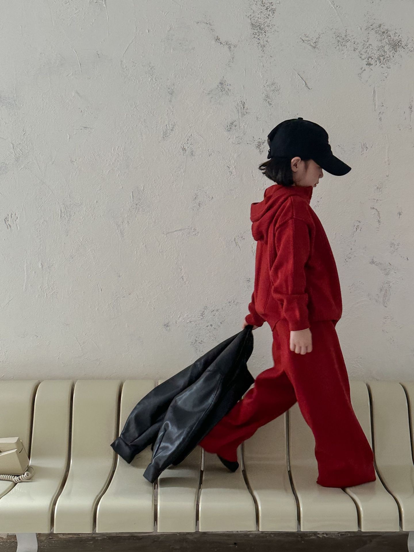 特別節日可以的休閒連帽加厚拉鍊套裝